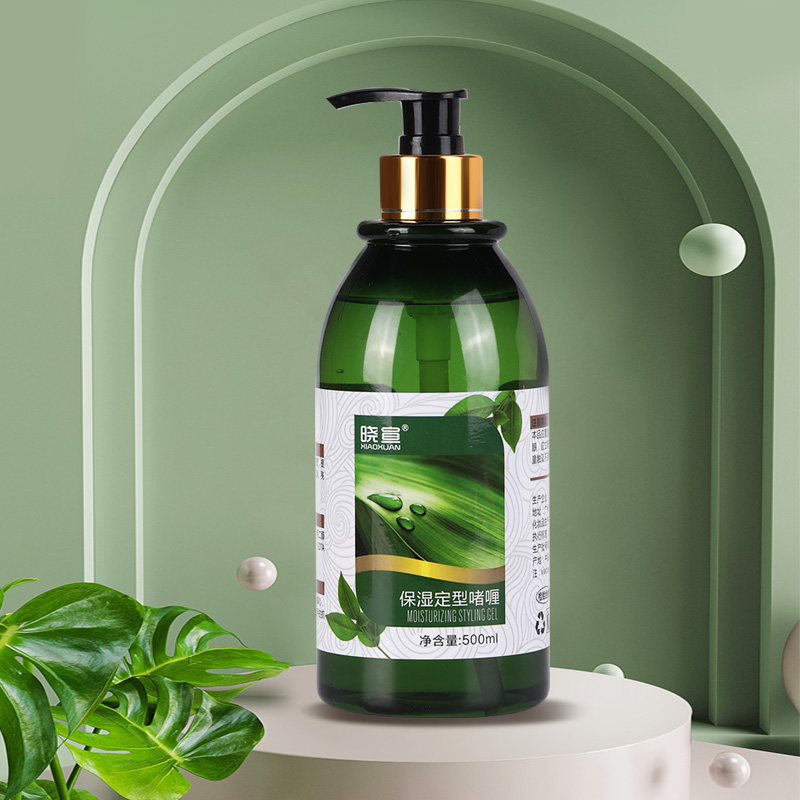 晓宣保湿啫喱液男士短发蓬松造型女士卷发定型啫喱膏500ml