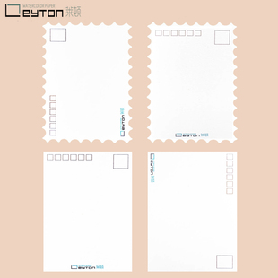 莱顿明信片水彩纸300g全棉浆中粗纹饼干明信片美术生专用写生画画