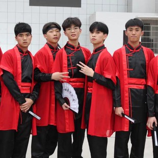 晚会中国风男团TF家族时代少年团同款扇子舞霍元甲舞蹈表演出服装