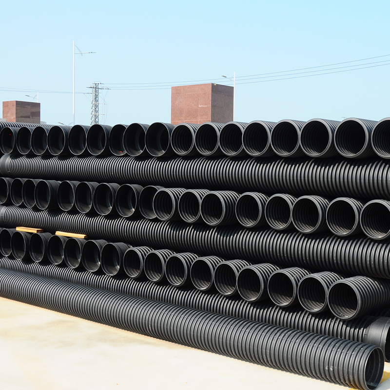 福建工厂直销HDPE双壁波纹管污水管塑料波纹管螺纹管排污管200S2