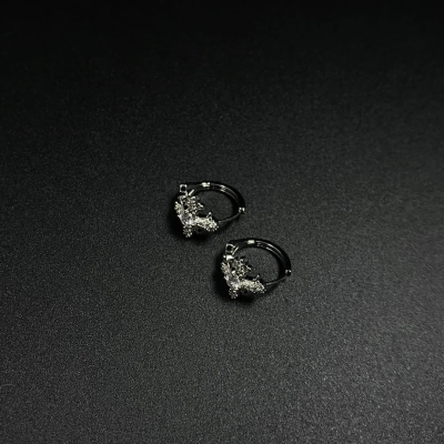 Vintage 古著「Douin cross」耳环