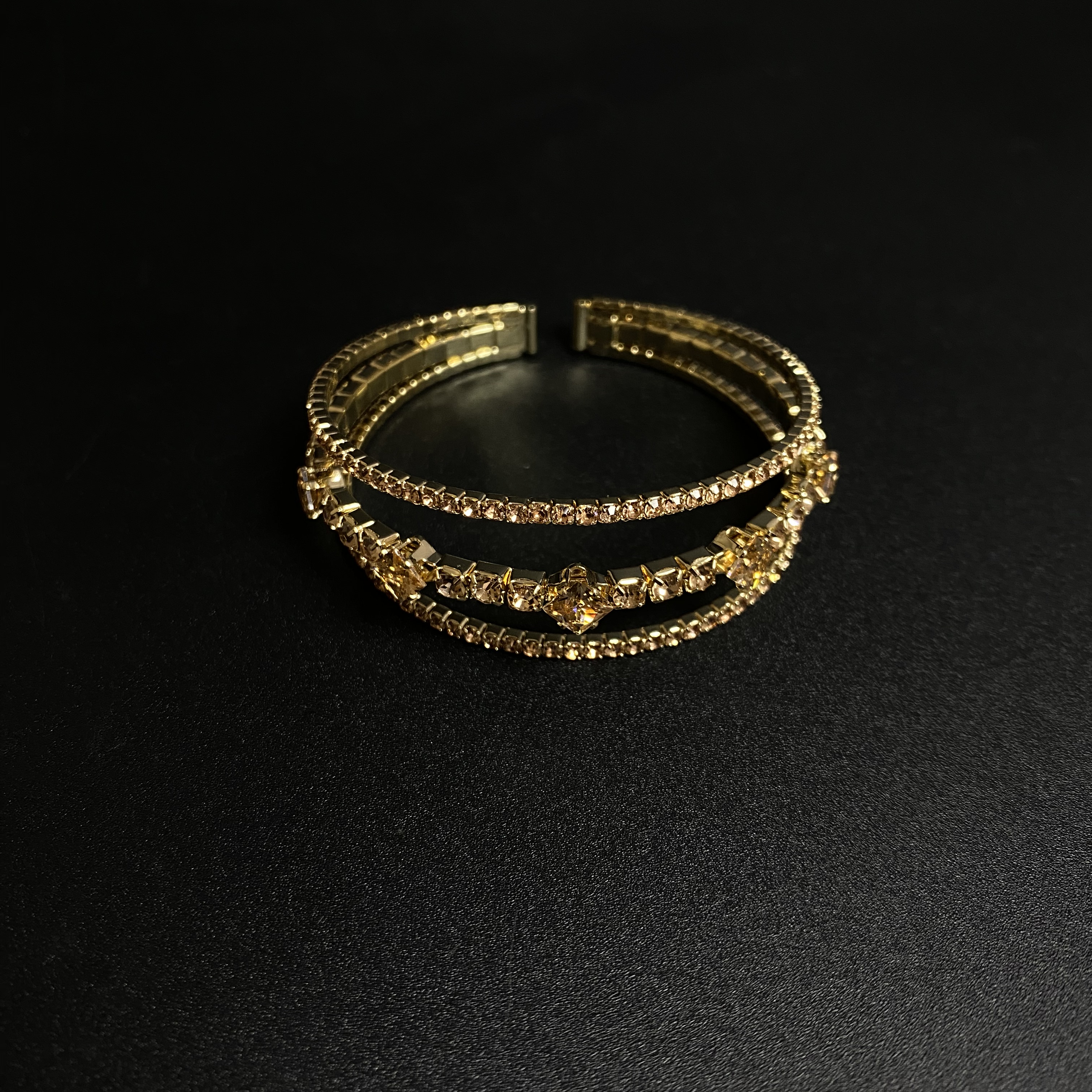 Vintage 古著「Morgath」三层手镯.金