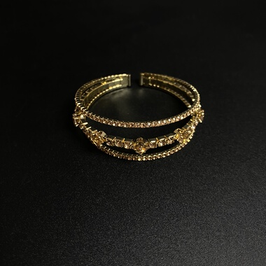 Vintage 古著「Morgath」三层手镯.金