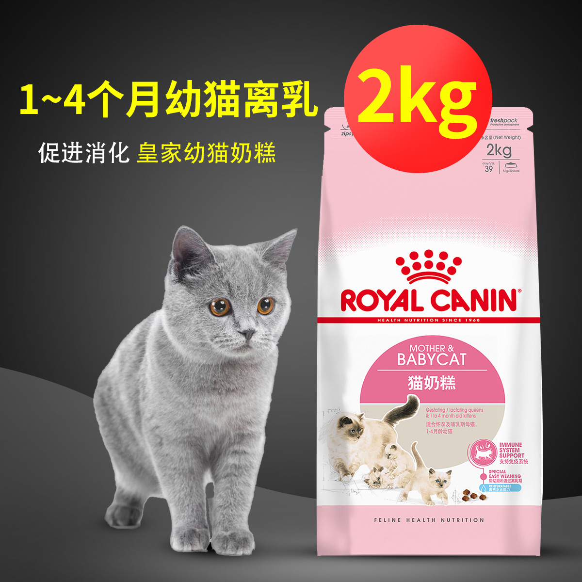 法国皇家离乳期2kg怀孕母猫包邮