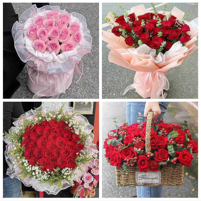 河南郑州市中牟县巩义市荥阳市同城鲜花店情人节玫瑰表白女友老婆