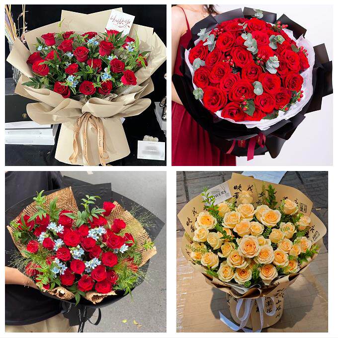 铜陵市铜官义安区郊区枞阳县花店同城配送女友生日情人节玫瑰花束