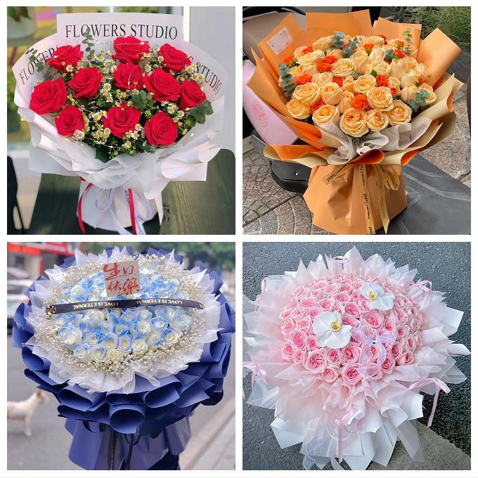 河北衡水市武邑武强饶阳县景县同鲜花店情人节送玫瑰表白女友老婆