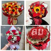 红河州弥勒市金平绿春河口县同城鲜花店订38妇女节康乃馨百合花束