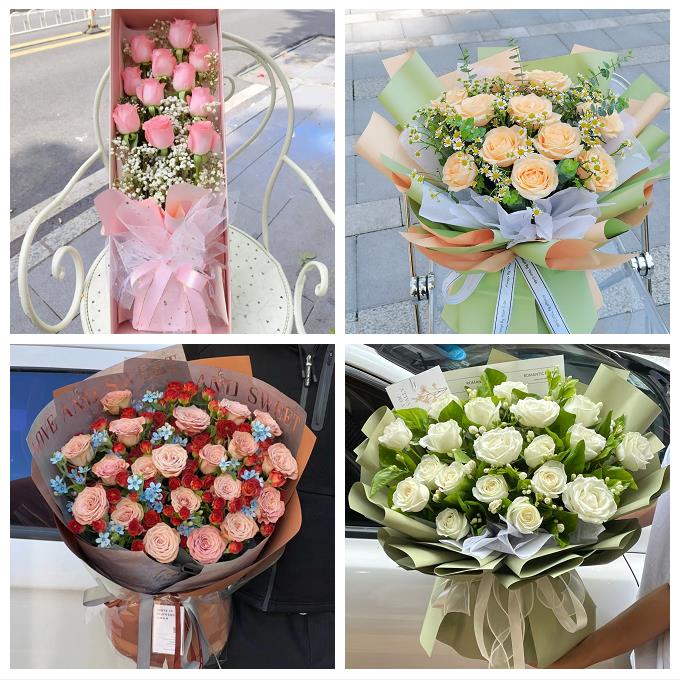 送衡水市阜城县冀州市深州市同城鲜花店七夕节11朵33枝玫瑰送女友