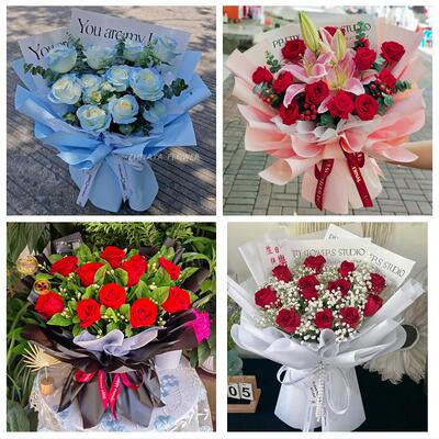 安徽阜阳市临泉太和阜南颍上县鲜花店同城配送玫瑰闺蜜女友婆生日