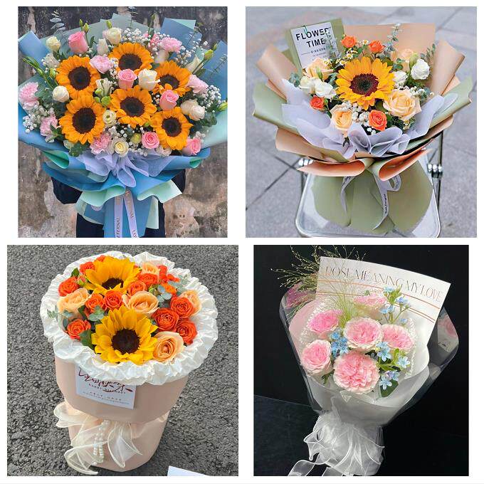 雅安市雨城名山区荥经汉源县花店同城送男女友领导玫瑰混搭鲜花束