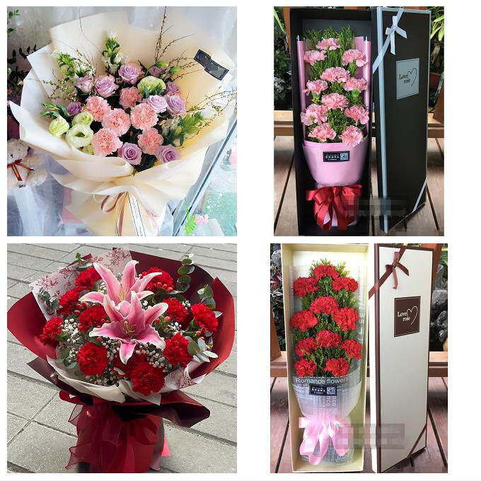 南通市如东启东如皋市海门市同城鲜花店康乃馨百合送父母长辈生日