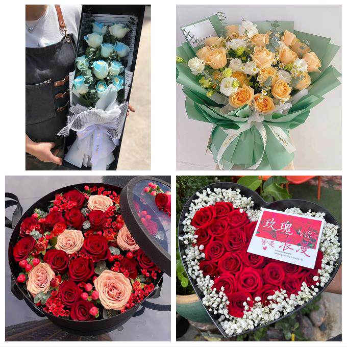 江苏南通市如东启东如皋海门市同城花店情人节送女友老婆玫瑰鲜花
