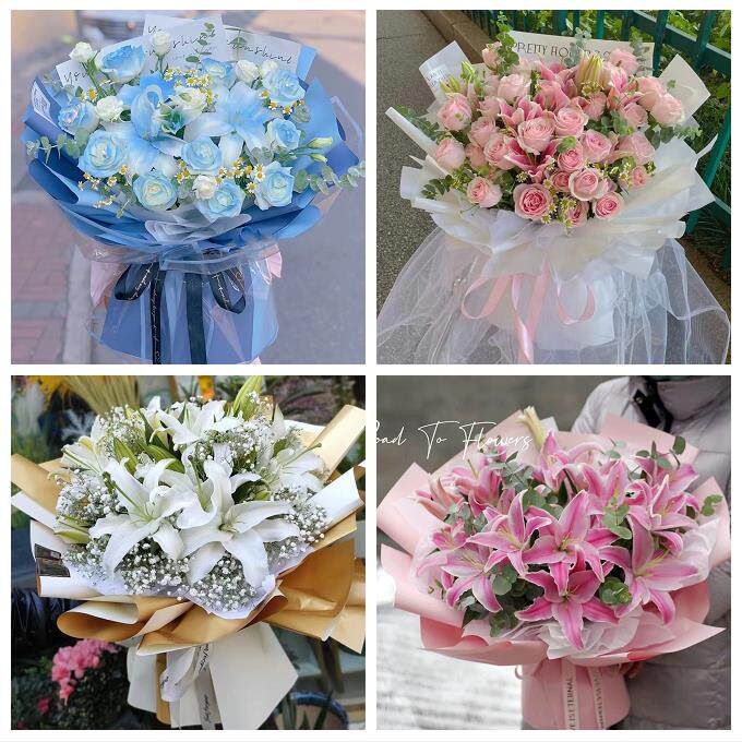 玫瑰香水百合送老婆朋友生日锦州市黑山县义县凌海北镇市同城花店