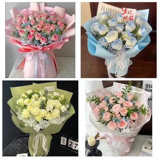 桂林市龙胜资源平乐荔浦恭城花店同城配送女友生日情人节玫瑰花束