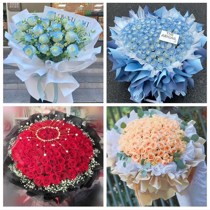 送徐州市鼓楼区云龙区贾汪区同城鲜花店七夕表白订红玫瑰花束礼盒