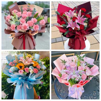 郴州市北湖苏仙区桂阳宜章县鲜花店同城送婆婆岳母亲节康乃馨花束