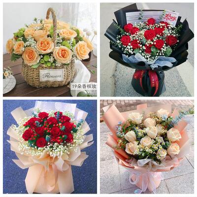 女神节订红玫瑰日照市东港岚山区五莲县莒县同城鲜花店送女友老婆