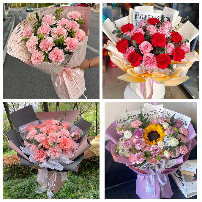 锦州市黑山县义县凌海北镇市同城鲜花店38节送长辈女士康乃馨百合