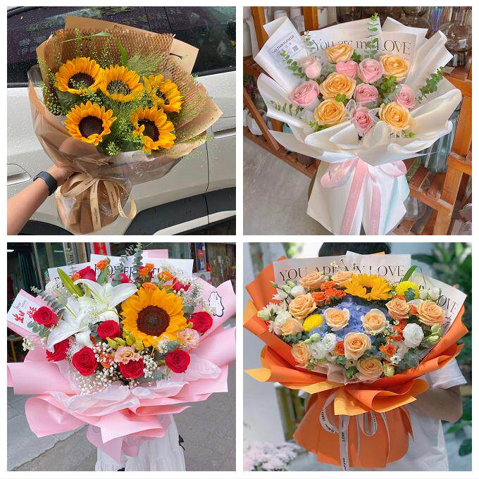 广东湛江市麻章区遂溪县徐闻县同城鲜花店向日葵玫瑰混搭生日花束