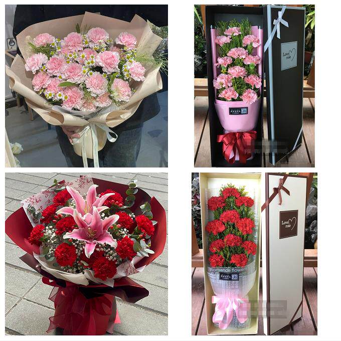 雅安市雨城名山区荥经汉源县同城鲜花店康乃馨百合送父母长辈生日