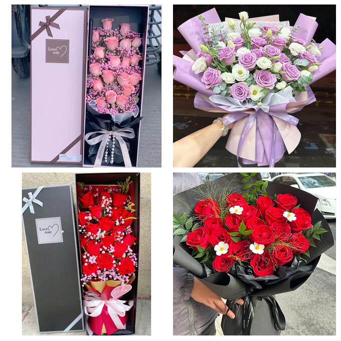 河南郑州市金水区上街区惠济区同城花店情人节送女友老婆玫瑰鲜花