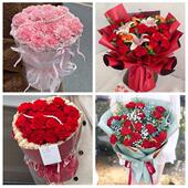 淮北市杜集相山烈山区濉溪县同城鲜花店订38妇女节康乃馨百合花束