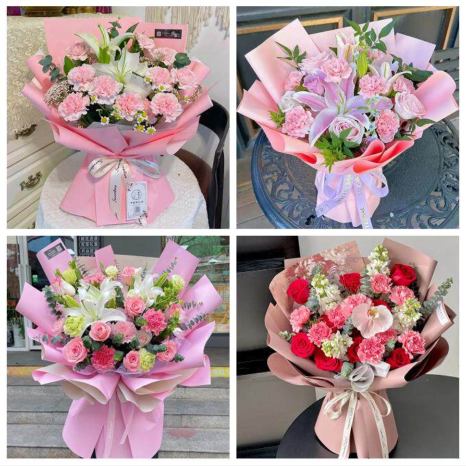 漳州市漳浦诏安长泰县东山县鲜花店同城送婆婆岳母亲节康乃馨花束
