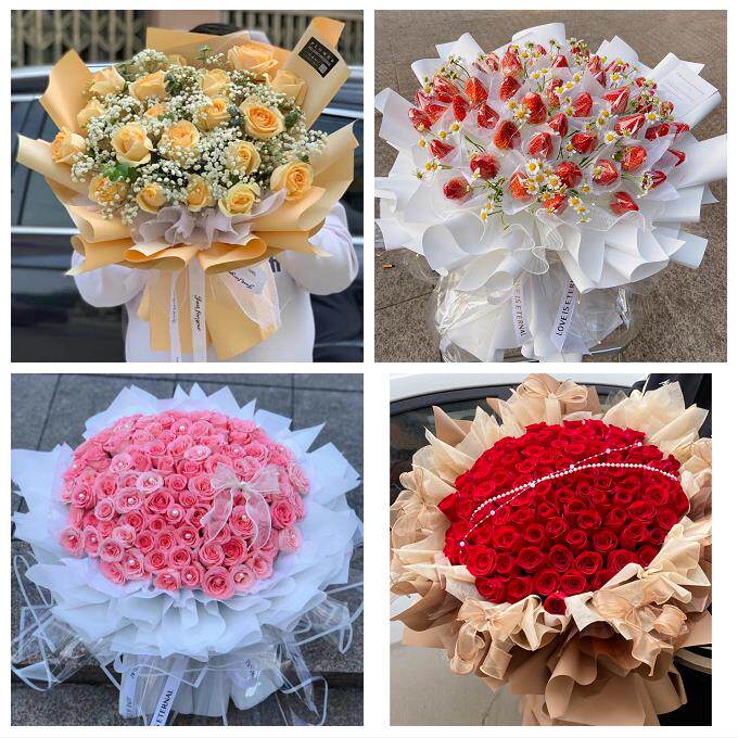 云南曲靖市富源县会泽县宣威市同城鲜花店玫瑰草莓花束送女友闺蜜