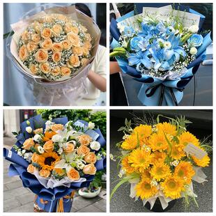 平顶山市新华卫东石龙湛河区同城鲜花店父亲节向日葵花束男士生日