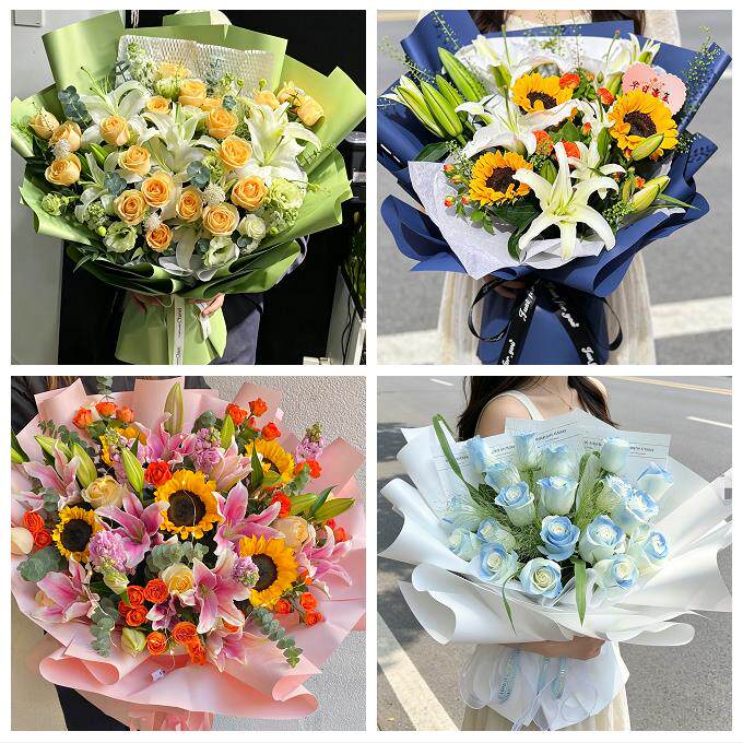 南通市如东启东如皋市海门市同城鲜花店父亲节向日葵花束男士生日