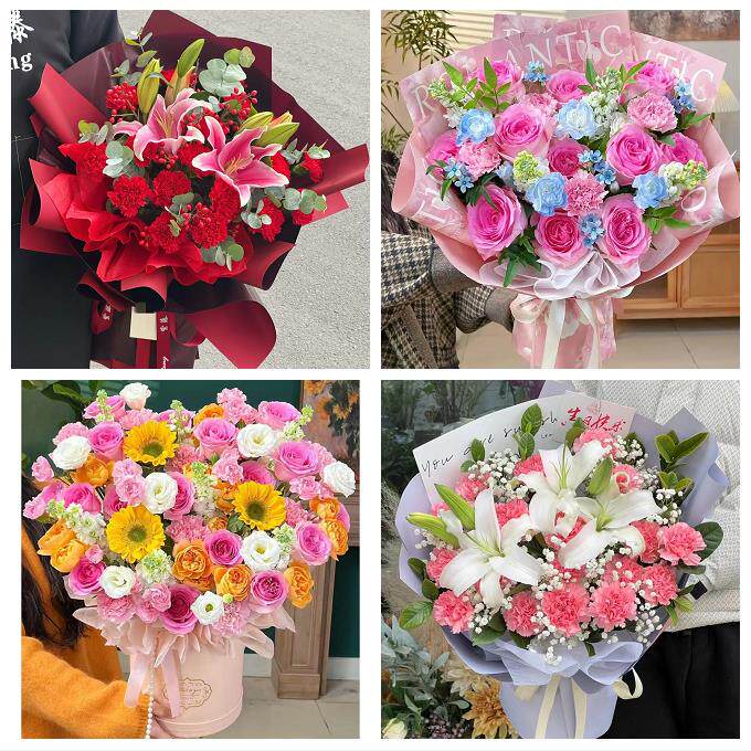 宝鸡市渭滨金台陈仓区凤翔县同城鲜花店康乃馨百合送父母长辈生日