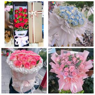 天津市南开区长虹鼓楼兴南街鲜花店同城送女朋友闺蜜女神节红玫瑰