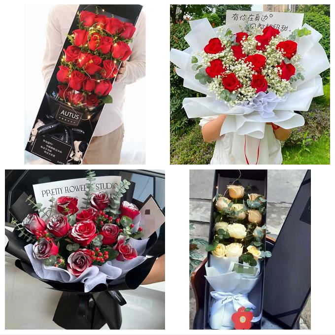 湖北恩施市利川市建始县巴东县同城鲜花店送老婆玫瑰表白女友生日