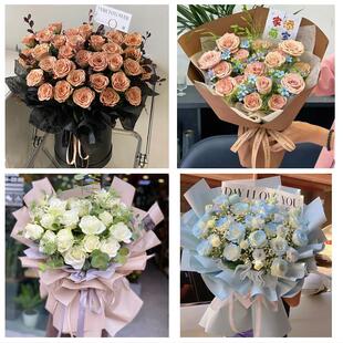 山东省聊城市冠县高唐县临清市同城鲜花店订33朵玫瑰送情人女朋友