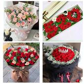 送盐城市射阳县建湖县东台市同城鲜花店情人节表白送玫瑰花束礼盒