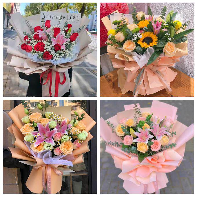 吕梁方山中阳交口县孝义汾阳鲜花店同城配送老婆香水百合玫瑰花束