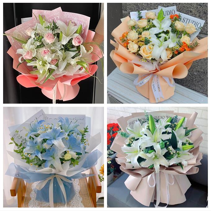 上海市浦东新区周浦新场大团镇同城鲜花店女朋友生日玫瑰百合花束