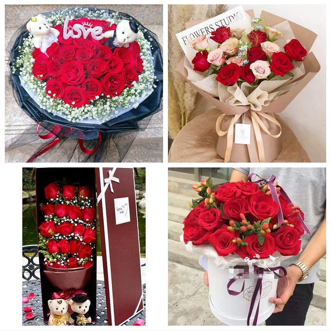 乌苏市额敏县阿勒泰市昌吉市同城花店送玫瑰鲜花七夕表白女友情人