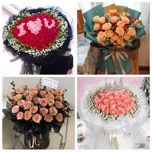 海南省陵水县保亭县琼中县附近同城鲜花店订33朵玫瑰送情人女朋友