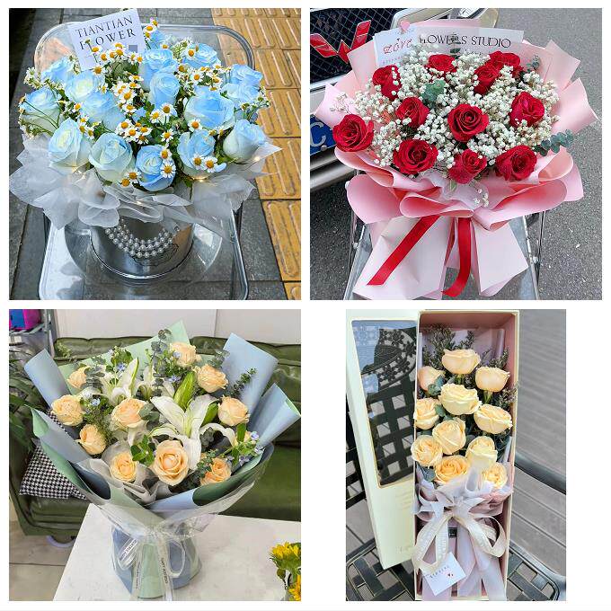 广东湛江市赤坎区霞山区坡头区同城鲜花店情人节玫瑰表白女友老婆