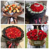 送黄石市铁山区阳新县大冶市同城鲜花店情人节表白送玫瑰花束礼盒