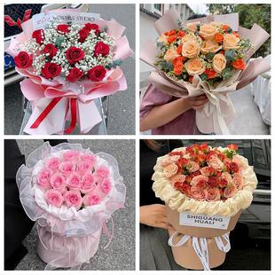 内蒙呼和浩特土默特左旗托克托同城鲜花店情人节玫瑰表白女友老婆