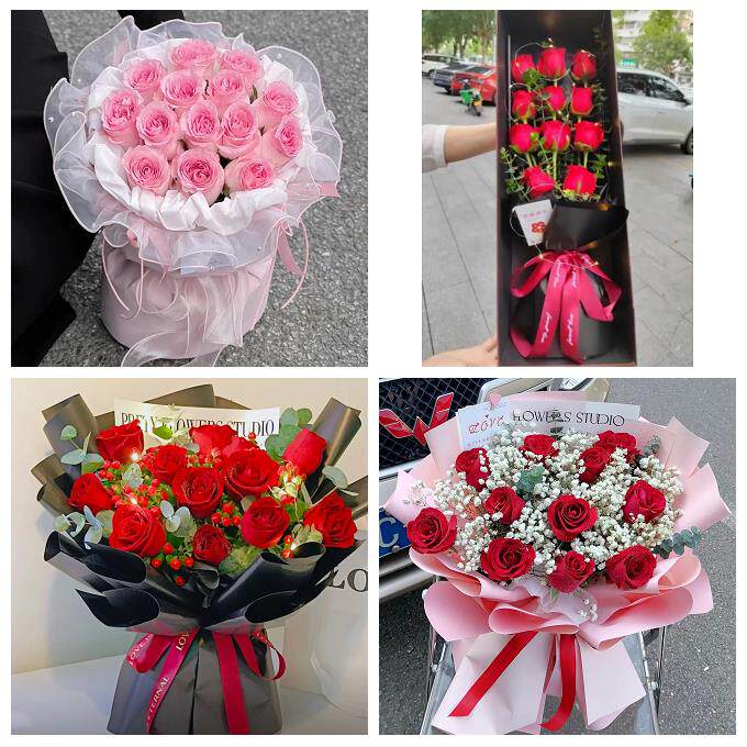 山东济宁市鱼台金乡嘉祥汶上县同城鲜花店情人节玫瑰表白女友老婆