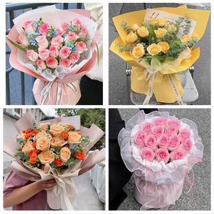 陕西延安市吴起甘泉洛川县富县同城鲜花店情人节玫瑰表白女友老婆