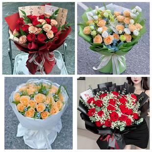 上海市浦东新区高行高东张江花店同城配送女友生日情人节玫瑰花束