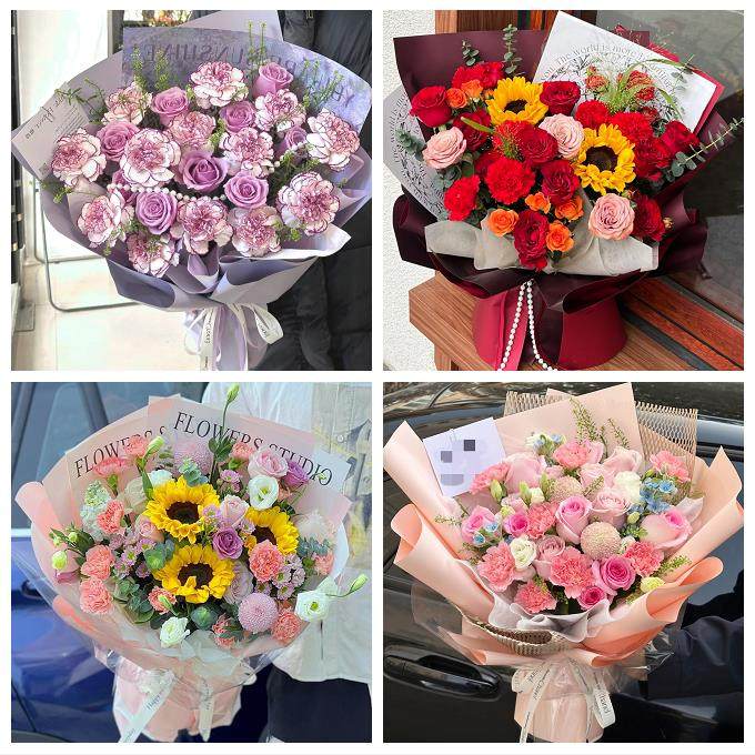 送南平市延平区建阳区顺昌县同城鲜花店康乃馨百合送父母长辈生日