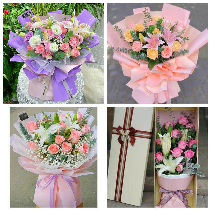 恩施州恩施市利川建始巴东县鲜花店同城配送老婆香水百合玫瑰花束