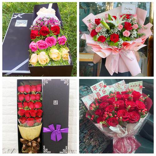 送资阳市雁江区安岳县乐至县同城鲜花店碎冰蓝玫瑰送女友老婆生日