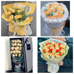 上海闵行区颛桥虹桥梅陇吴泾镇同城鲜花店情人节玫瑰表白女友老婆